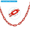 thumbnail image 2 of Unique Bargains 0.3' Diameter 23Ft Length Plastic Chain Barrier Safety Link Chain Stanchion for Crowd Control, Red, 2 of 5