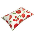 thumbnail image 3 of Haiem Pillowcase for Hair and Skin Queen - Fresh Red Tomato Printed Soft Pillowcase with Envelope Closure-16"x24", 3 of 9