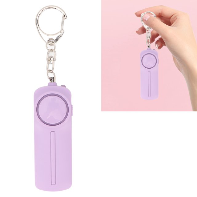Alarma de Emergencia 130 DB Fuerte 24 Horas IP56 Impermeable Protección Sirena Autodefensa Mini Llavero Alarma Personal de Sonido Seguro con Luz de Flash LED para Mujeres Niños ANGGREK Otros
