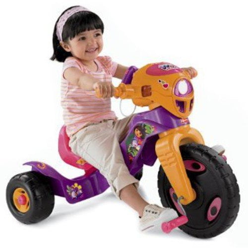 fisher price barbie lights and sounds trike