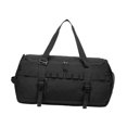 thumbnail image 2 of Bolsa de lona para exteriores, resistente a la abrasión, con asa lateral, mochila multiusos, bolsa de mano para mochileros, regalo para pasar la noche Negro, 2 of 8