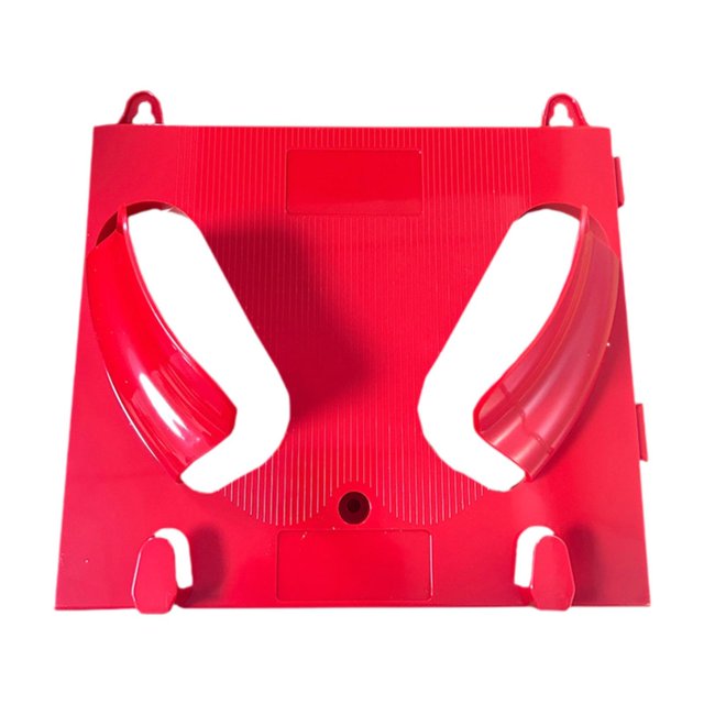 Lipstore Support Mural pour Casque et Chapeau, Léger, Rangement Rigide pour Salon Atelier Rouge