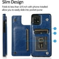 thumbnail image 2 of for Samsung Galaxy A22 5G (Not 4G) Wallet Case with Card Holder,PU Leather Kickstand Card Slots Case Double Magnetic Clasp Durable Shockproof Cover for Samsung Galaxy A22 5G Blue-SK, 2 of 17