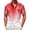 Watermelon Red, variant on IWRICH Hawaiian Shirt for Men Tropical Loose Fit Shirt Short Sleeve Casual Button down Holiday Beach Shirts with Pocket Watermelon Red XL