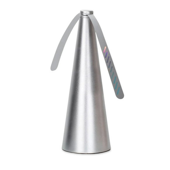 Cateissary Repelente de insectos y moscas para exteriores, cocina, de comedor, comida, ventilador de plagas, de escritorio, herramienta protectora Repelente de insectos y plagas Plata Cateissary HA059146-01