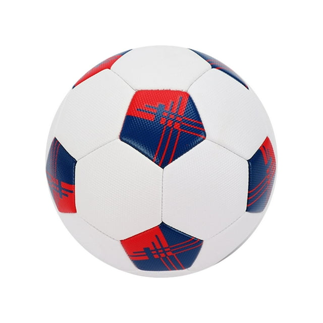 Balón de fútbol DYNWAVEMX tamaño 5 PVC rojo azul