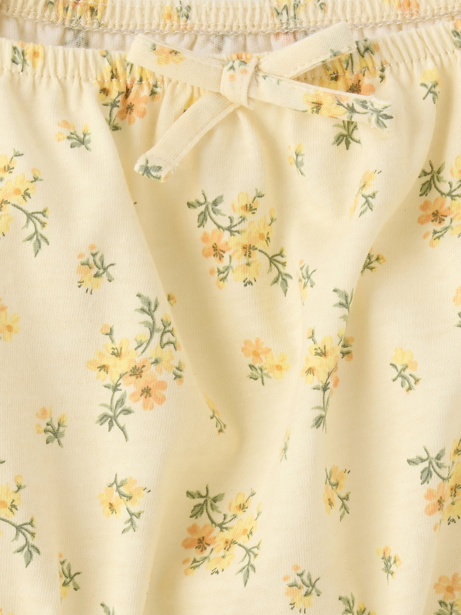 The Children's Place Girls Short Puff Sleeve Floral Smocked Top, Sizes XS-XXL