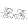 thumbnail image 1 of 20 piezas de plata tibetana grandes colgantes huecos del corazón del corazón aleación para joyas de bricolaje suministros de artesanía Macarena Colgantes de los encantos del corazón, 1 of 8
