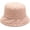 Pink, variant on Winter Warm Plush Fuzzy Bucket Hat Faux Fur Shearling Fisherman Hats for Women