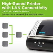 DYMO LabelWriter 5XL Printer, Automatic Label Recognition, Prints Extra-Wide Shipping Labels (UPS, FedEx, USPS), Perfect for eCommerce Sellers