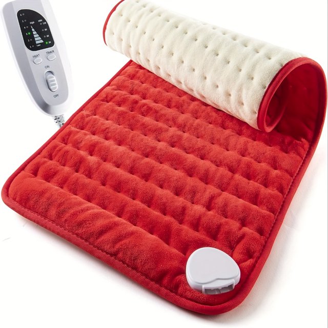 LNGOOR Heating Pad-Electric Heating Pads For Back Neck Abdomen Moist Heated Pad For Shoulder Knee Hot Pad For Arms And Legs Dry&Moist Heat & Auto Shut Off