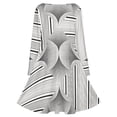 thumbnail image 5 of Abstract Ornate Geometric Petals Grid Background Long Sleeve Dresses For Women Vintage Elegant Party Dress Oversized V-neck Dress S-8XL, 5 of 7
