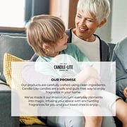 Candle-Lite Pure Eucalyptus & Lily Odor Eliminating Scented Candles, Neofresh Technology Eliminates 99.9% of Odors, 16 oz 2-Wick Jar, Proudly Poured in the USA, 44-60 Hours Burn Time