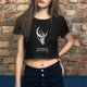 thumbnail image 2 of Camiseta estampada con cuello redondo y cuello redondo a la moda para mujer, camiseta informal de manga corta Pompotops hkajfhjk460187, 2 of 8