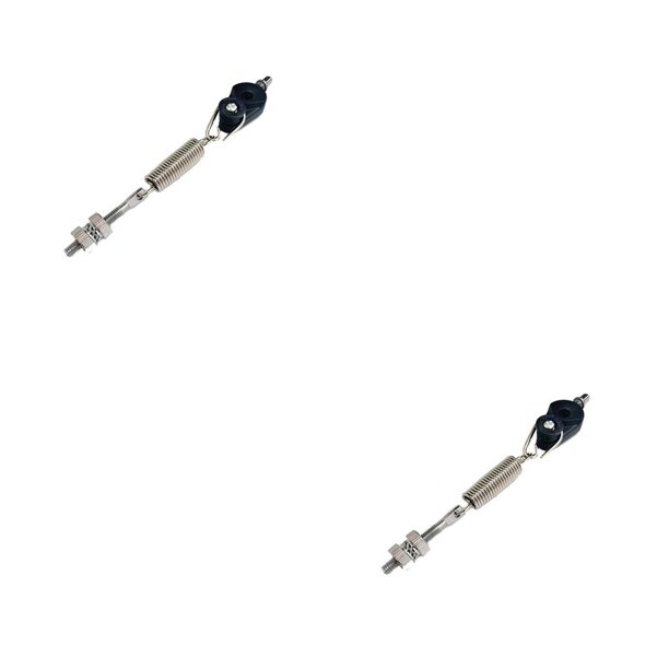 Eigraketly Professional Ring Rustproof Waterproof Foot Pedal Steel Part Hook Accessories Spring Stainless Musical for Drummer Percussionist 2piezas