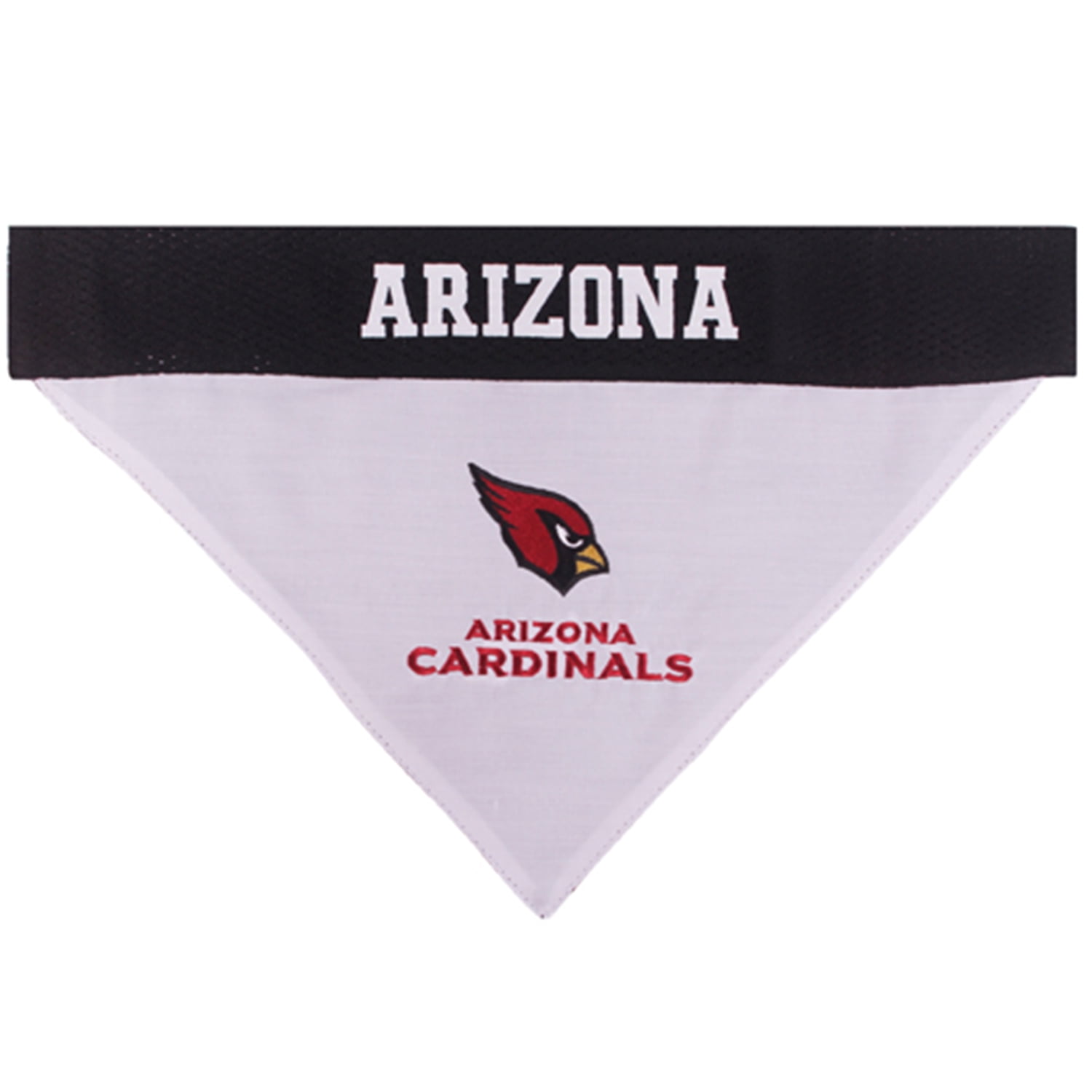 Pets First NFL Arizona Cardinals Dog Bandana - Licensed, Reversible Pet Bandana - 2 sided Bandana