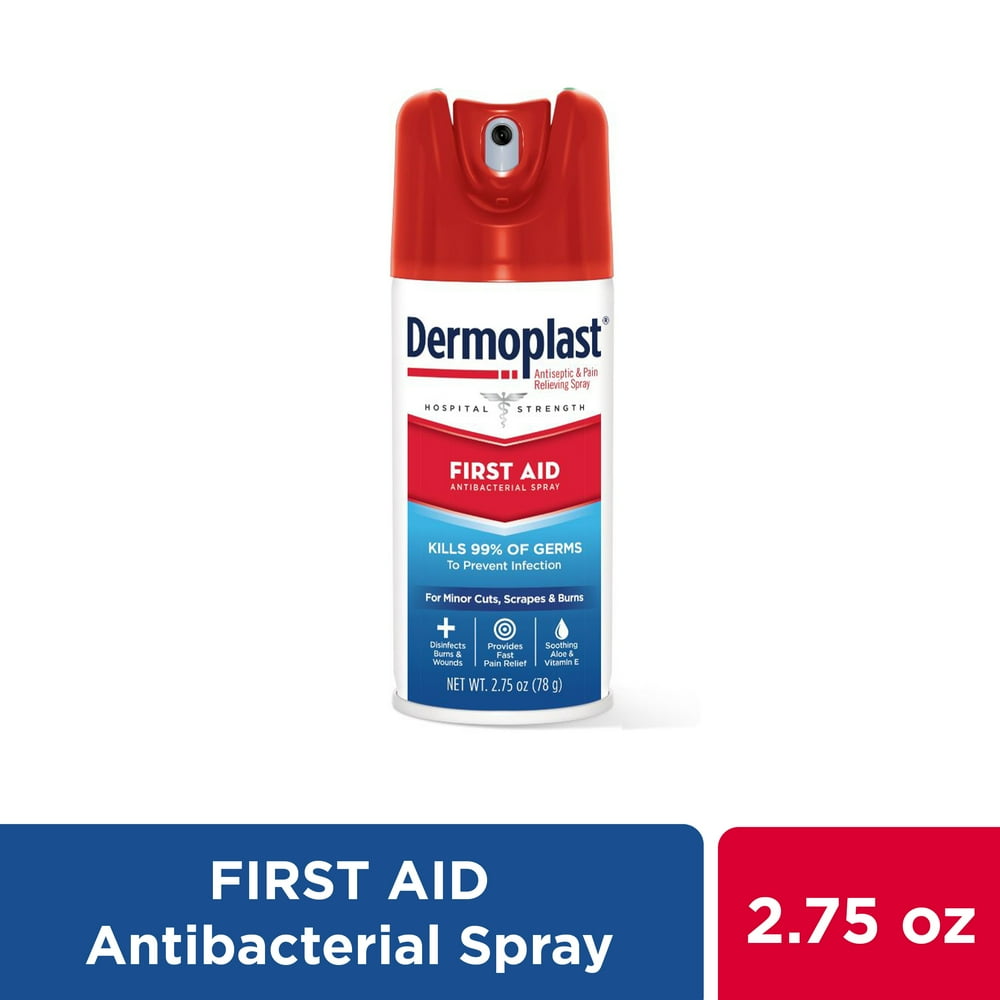 Dermoplast First Aid Spray, Antiseptic & Analgesic Spray for Minor Cuts