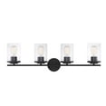 thumbnail image 1 of Savoy House 8-8020-4-BK Marshall 4-Light Bath Vanity, 9.5" Matte Black Finish, 1 of 1