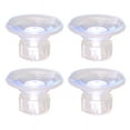 thumbnail image 1 of Transparent Plastic Suction Cups with Bolt for Hanging on Smooth Surfaces like Glass Windows Mirrors 4 Pcs, 1 of 8
