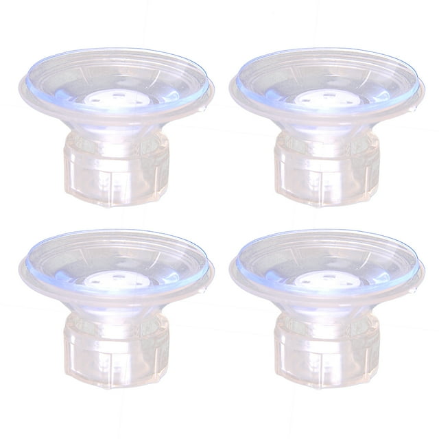 Transparent Plastic Suction Cups with Bolt for Hanging on Smooth Surfaces like Glass Windows Mirrors 4 Pcs
