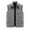 Gray-p6, variant on Men's Lightweight Puffer Vest Quilted Sleeveless Down Vest Stand Collar Solid Down Jacket Winter Warm Casual Zip Up Streetwear for Work Travel Outdoor,Black L
