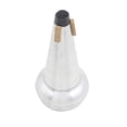 thumbnail image 3 of KAKOWELY Trombone Mute Device 1PC Tenor Slide Trombone Mute Aluminium Alloy Muffler Music Instrument Mute Device Tenor Trombone Tonometer Long Trombone Silencer for Studio Home (Silver), 3 of 4