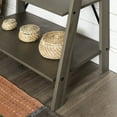 thumbnail image 4 of Frankie 68" Solid Wood Ladder Bookcase with 4-Fixed Shelves in Gray, 4 of 15