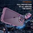thumbnail image 2 of Jiahe Cover for iPhone 11 Pro Case,Metal Lens Protector Slim Shockproof TPU Bumper Case PC Back Cover,Support Wireless Charging,lavender, 2 of 8
