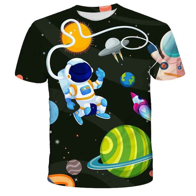 3D Baby Boys Clothes T shirt Kids Funny Dinosaur Printed Dino Tshirt Cartoon Toddler Children Casual Summer Tops13T Gong Bohan LED