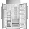 thumbnail image 2 of Monogram ZISS420DNSS 24.6 Cu. Ft. Stainless Side-by-Side Built-In Refrigerator, 2 of 4