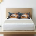 thumbnail image 6 of Coolnut Flame Baseball Pillowcase for Hair and Skin Silk Pillowcase Standard Size 20 ×26Inn, Soft and Breathable Slippery Satin Pillowcase Covers for Sleep Decor Giftsation 910, 6 of 7