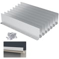 thumbnail image 4 of Protectores de canalones para techos duraderos, tablero contra salpicaduras, para techo residencial de casa, 4 Uds., 4 of 9