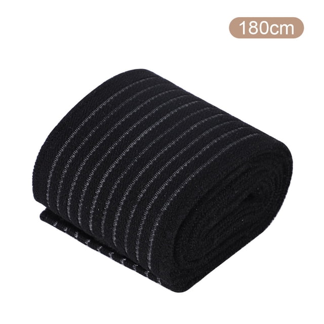 Yuarrent 1 Uds vendaje de compresión de alta elasticidad cinta de kinesiología deportiva para tobillo Ropa Deportiva, Zapatos Negro 180cm