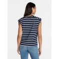 thumbnail image 4 of Time and Tru Women's Muscle Tank Top with Piped Trim, Sizes XS-XXXL, 4 of 6