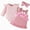R001-Pink, variant on NOLDARES Baby Girls Christmas Outfits Long Sleeve Onesie Romper Suspender Skirt Set Headband 3Pcs Fall Winter Clothes(Pink,6-9 M)