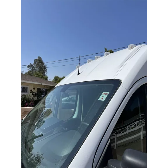 9" inch Antenna Mast Black Power Rod Radio AM/FM for RAM PROMASTER 2014-2024 New