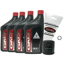 Cyclemax Genuine OEM 2002-2007 Honda GL1200 Goldwing 10W-40 Oil Change Kit