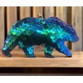 thumbnail image 2 of Color-Changing Sequin Bear Keychain - Cute and Fun Key Accessory, 2 of 5