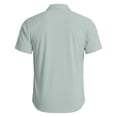 thumbnail image 3 of Nestiefly Mens Wrinkle Free Quick Dry Shirts 2026 Summer Button Short Sleeve Casual Button Down Work Hiking Dress Shirts Mint Green S, 3 of 4