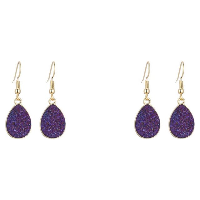 Jumpingount 1 par de pendientes colgantes, accesorios de joyería de cadena larga, decoraciones portátiles para mujer, pendientes de aleación Type4 NO4
