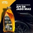 thumbnail image 5 of Ultra1Plus SAE 15W-50 Full Synthetic 4T Engine Oil, API SN, JASO MA2, 5 of 8