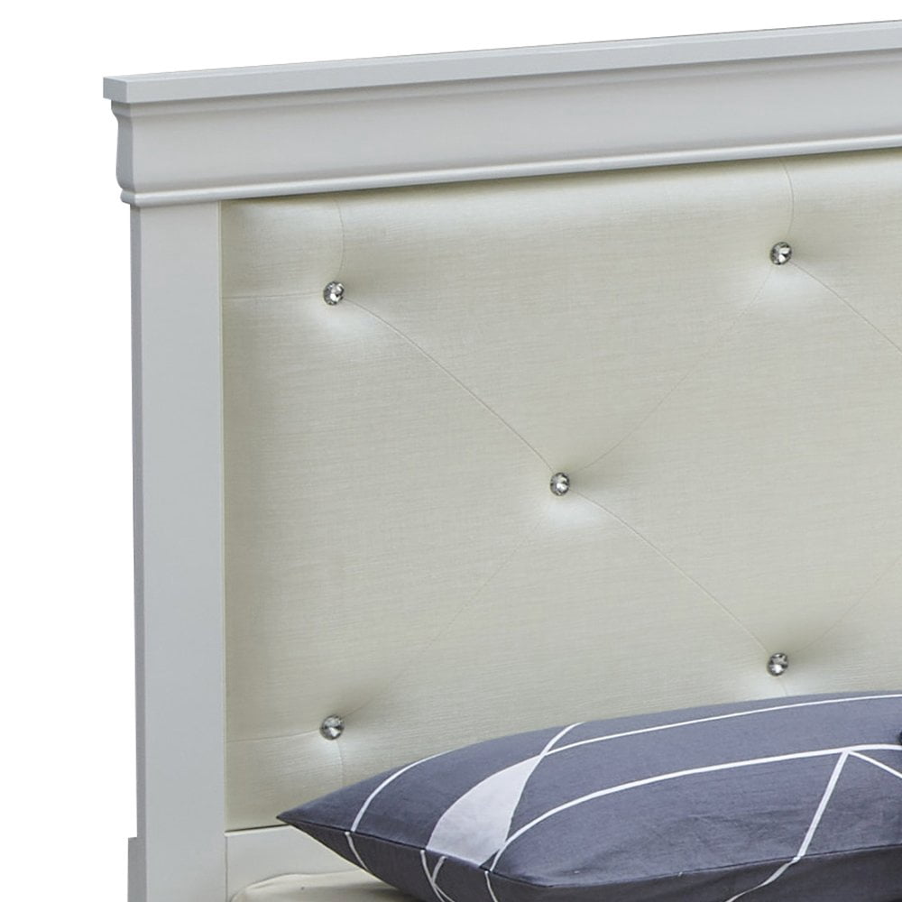 Glory Furniture Lorana Full Bed in White Color