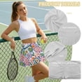 thumbnail image 6 of KUIFORTIPurple Flower Women Tennis Golf Skirt with Pockets Soft Lightweight High Waisted Athletic Skorts Skirts Comfortable Casual Summer Clothes for Workout Pickleball Running, 6 of 7