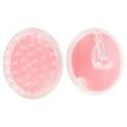 thumbnail image 4 of Unique Bargains 1 Pc Handle Hair Shampoo Brush for Head Massage 3.46"x3.03"x2.76" Clear Pink, 4 of 6
