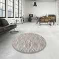 thumbnail image 3 of Ahgly Company Indoor Rectangle Contemporary Pale Silver Gray Abstract Area Rugs, 8' x 10', 3 of 6