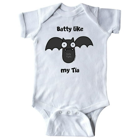 

Inktastic Batty like my Tia Gift Baby Boy or Baby Girl Bodysuit