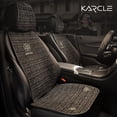 thumbnail image 2 of Funda protectora universal para asiento de coche, de algodón y lino, para parte delantera y trasera, accesorios para interior de coche, para SUV, furgonetas y camiones, 2 of 5