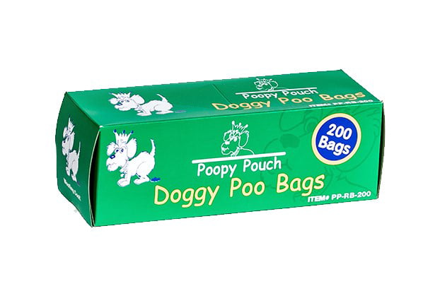 Poopy Pouch PP-RB-200 Universal Dog Pet Waste Bags, 200/Roll