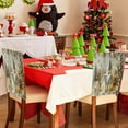 thumbnail image 6 of Hometravel Christmas Chair Back Covers, 3D Style Dining Room Chair Decor, Festive Themed Seat Covers for, 6 of 6