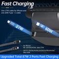 thumbnail image 3 of Hub USB DGXWLLW para Tesla Model Y, cargador rápido de 87 W, 3 of 6